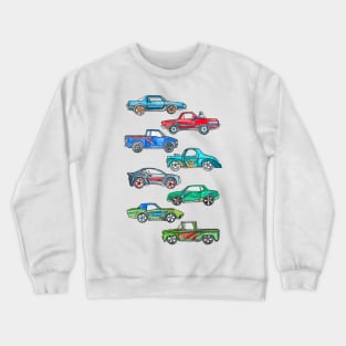 Toy Car Pile Up Crewneck Sweatshirt